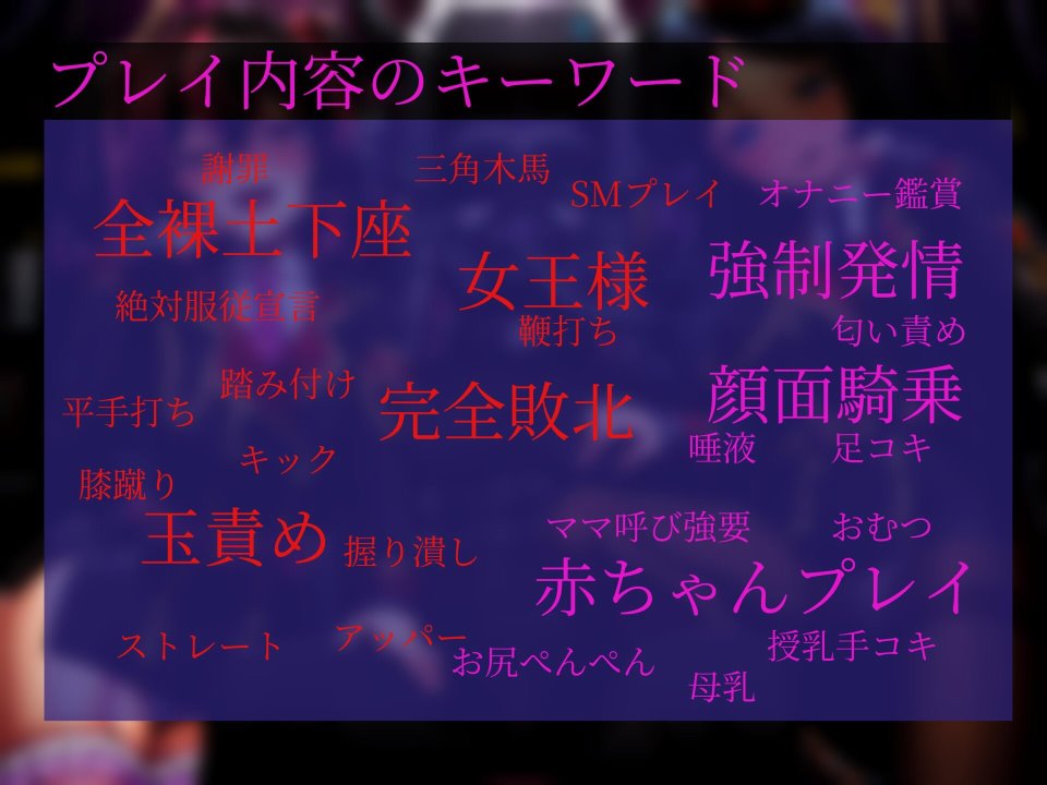 ［音声］RJ01064627厄介アンチくん強制ガチ恋マゾ信者化調教代行サービス