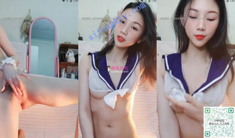 [已失效]【猫咪18】甜美客人的美女穿着肚兜透明校服露奶露穴直播【2v1.24gb】百度网盘